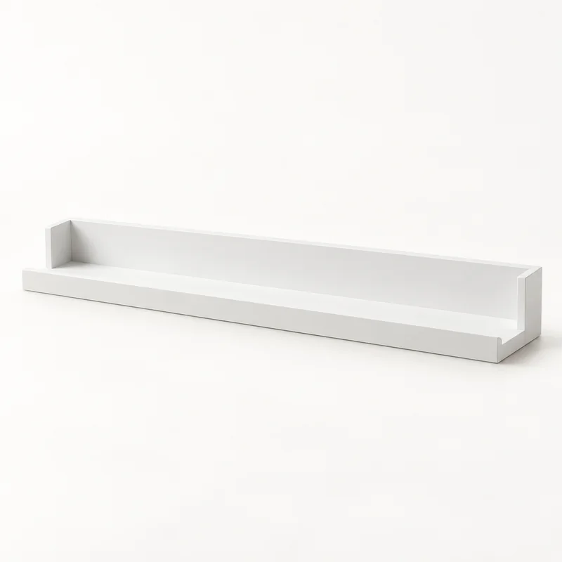 AI-generated unbranded ledge concept, not the actual MOSSLANDA picture ledge